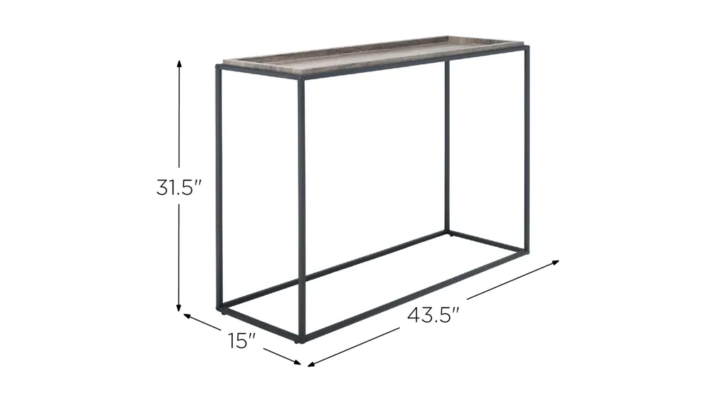 Rosalina Console Table Dimensions