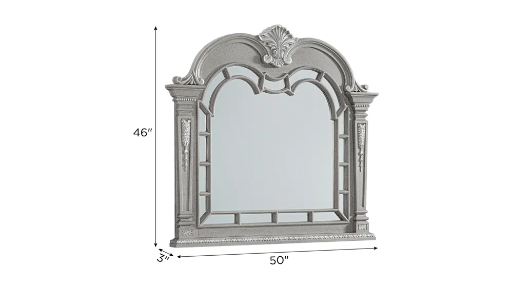 Wilshire Bedroom Dresser Mirror Dimensions