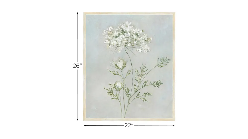 Chantilly Lace II Wall Art Dimensions