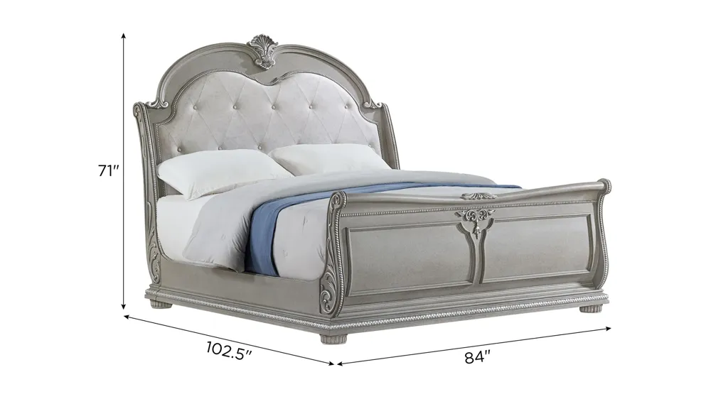 Wilshire Sleigh Bed Dimensions