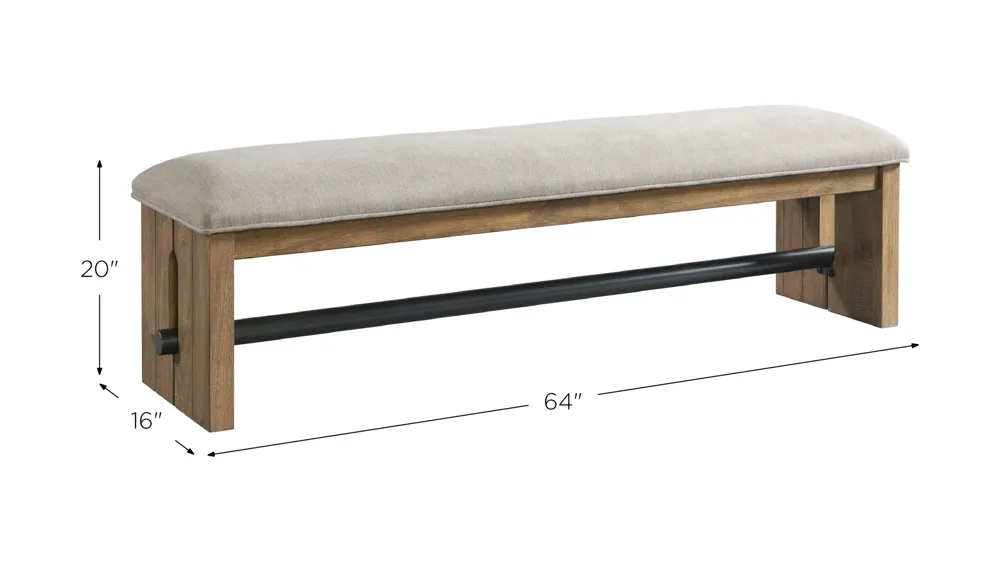 Landmark Backless Bench Dimensions