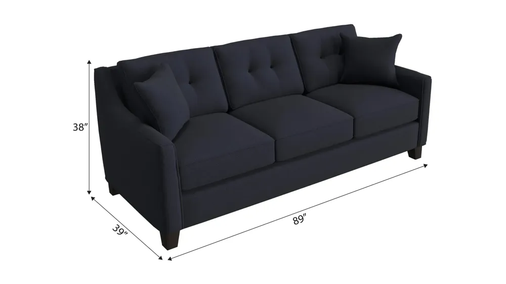 Carmine Queen Sleeper Sofa Dimensions