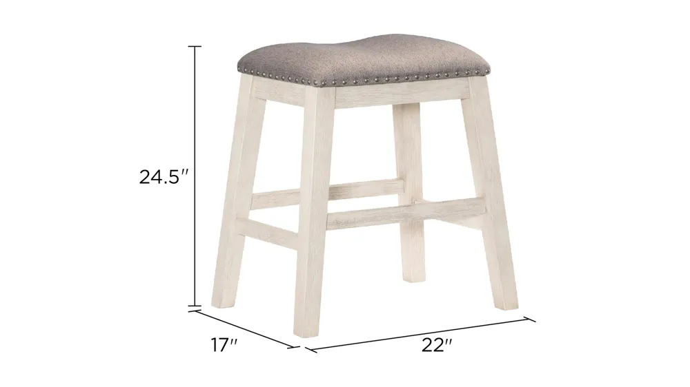 Napa Counter Height Stool: Set of 2 Dimensions