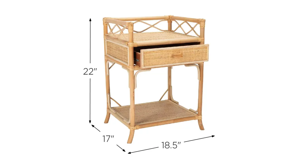 Raveena Nightstand Dimensions