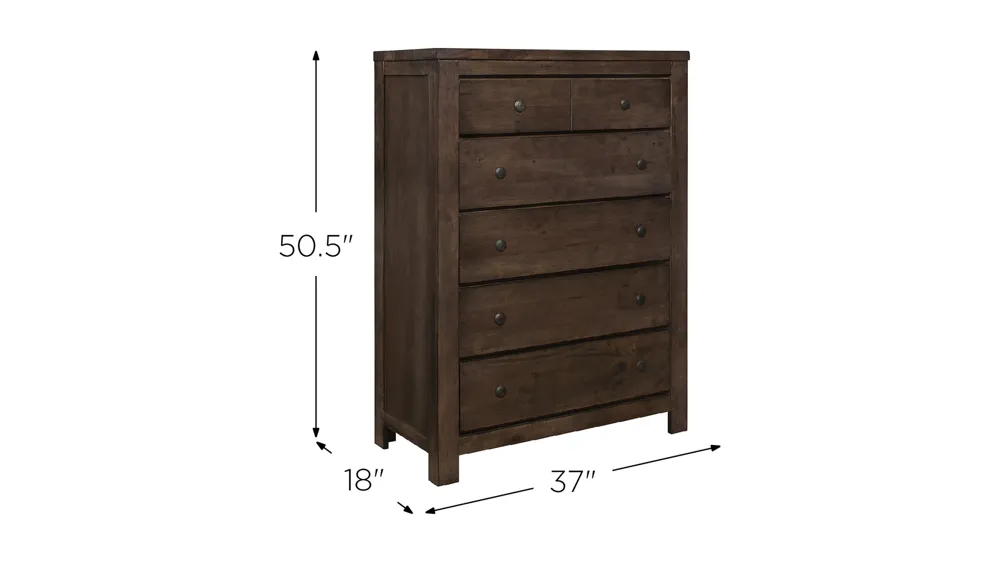 Ashton Hills Bedroom Chest Dimensions