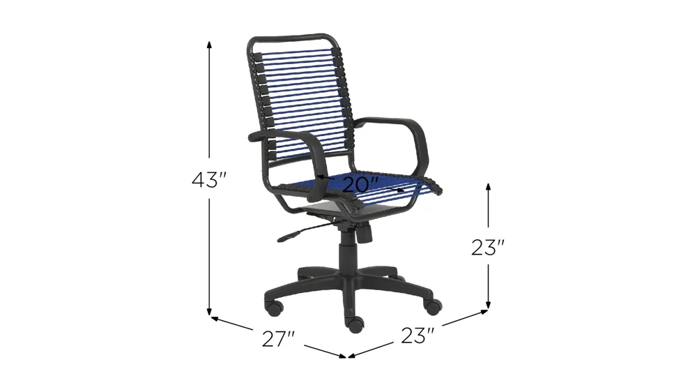 Bradley Bungie Office Chair Dimensions