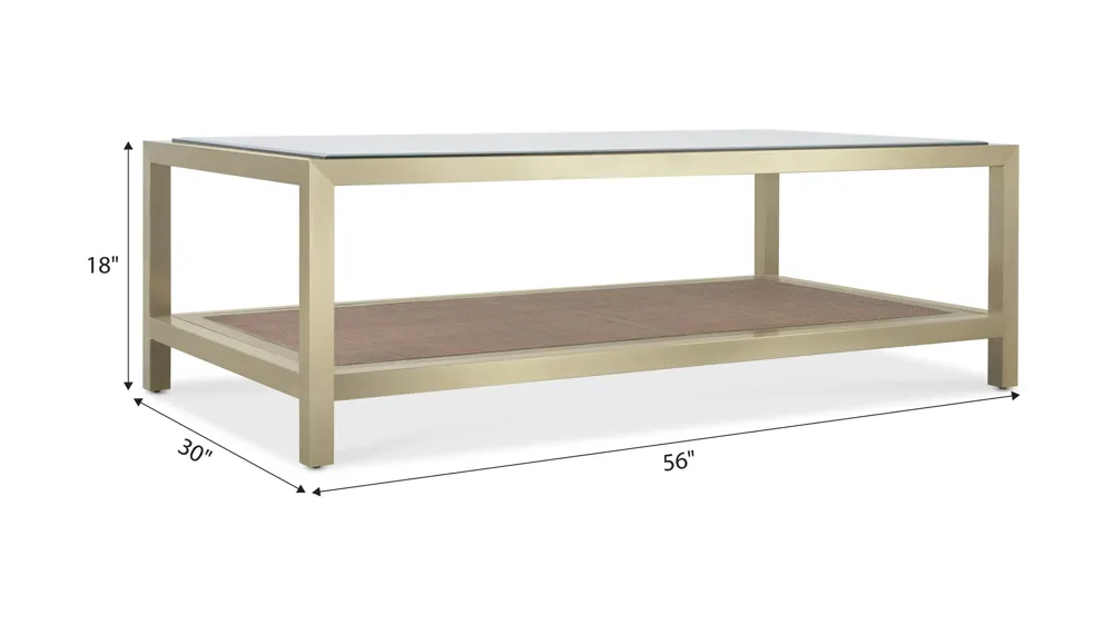 Melange Cocktail Table Dimensions