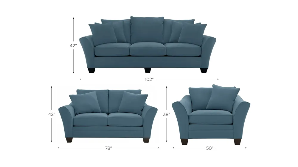 Briarwood Living Room Set Dimensions