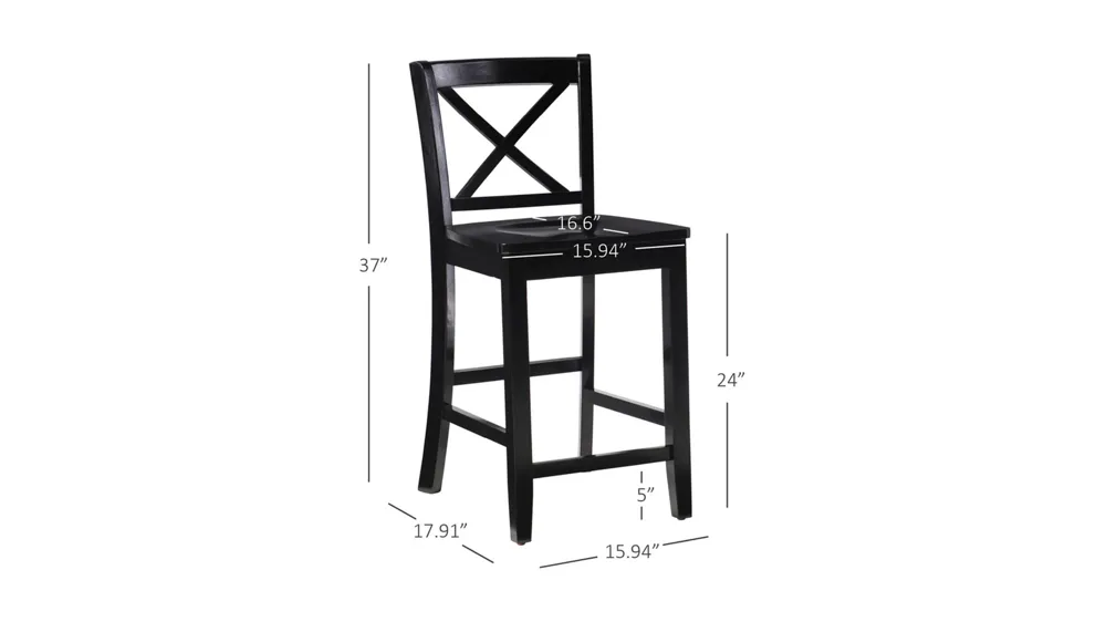 Jorissen Counter-Height Stool Dimensions