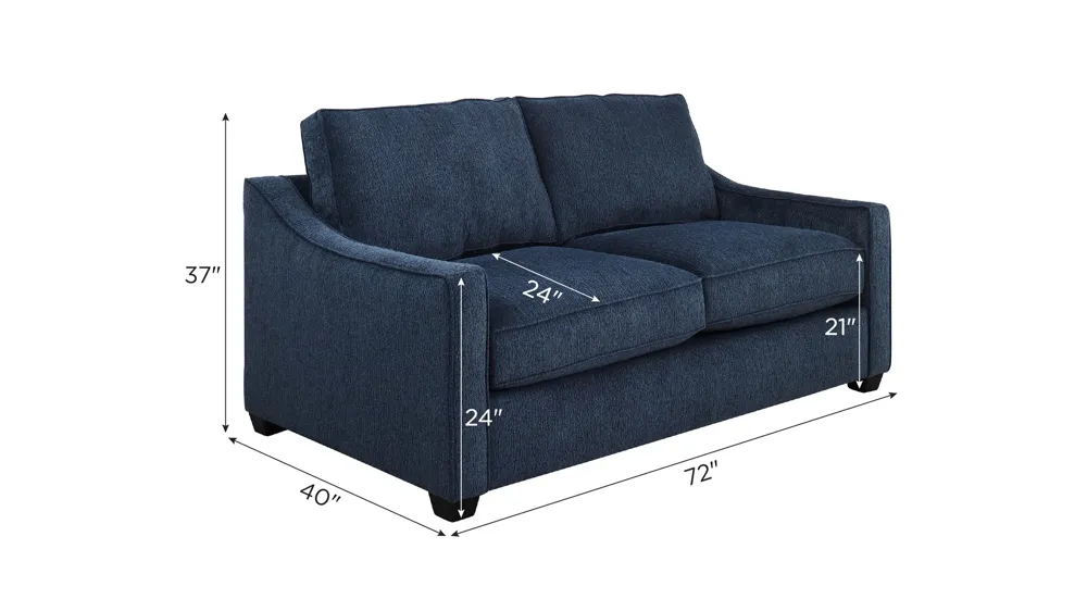 Arro Loveseat Dimensions
