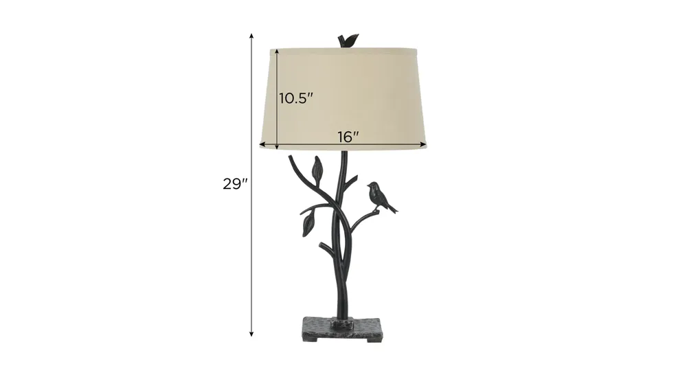 Medora Table Lamp Dimensions