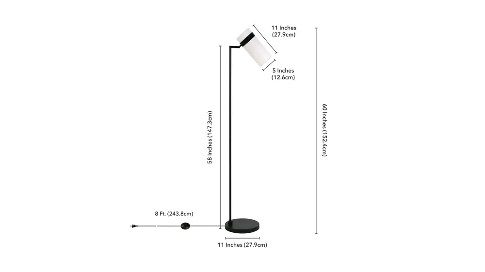 Collins Floor Lamp Dimensions