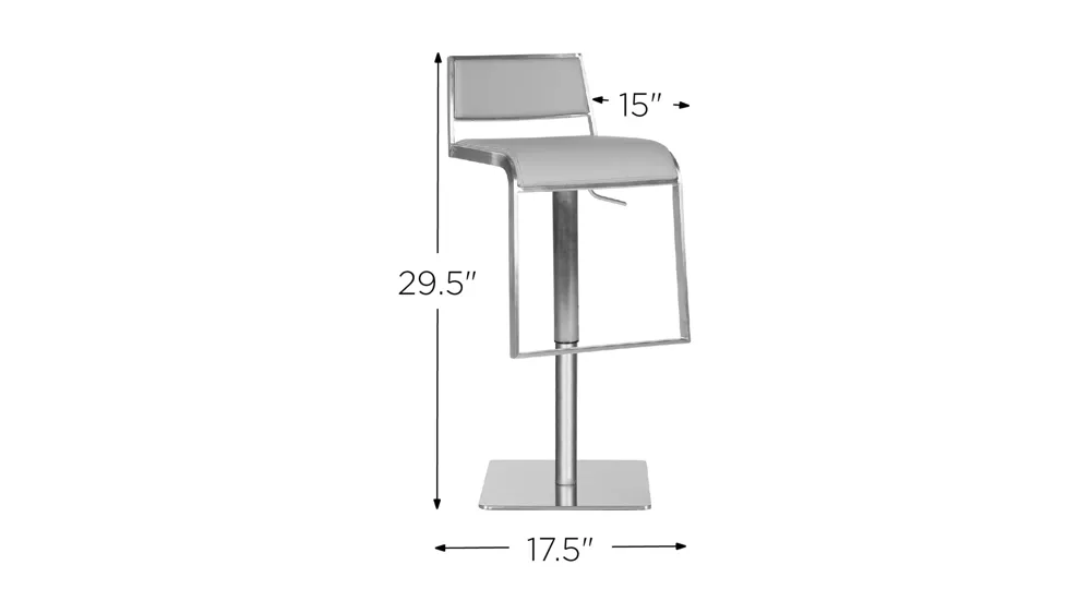 Navine Swivel Bar Stool Dimensions