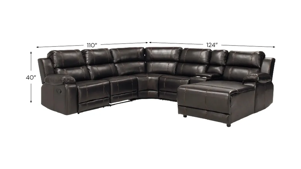 Lycaon(リカオン)/『gossip-ゴシップ- [A-type]』帯付き Kerridon 6-pc. Reclining Sectional | Raymour & Flanigan