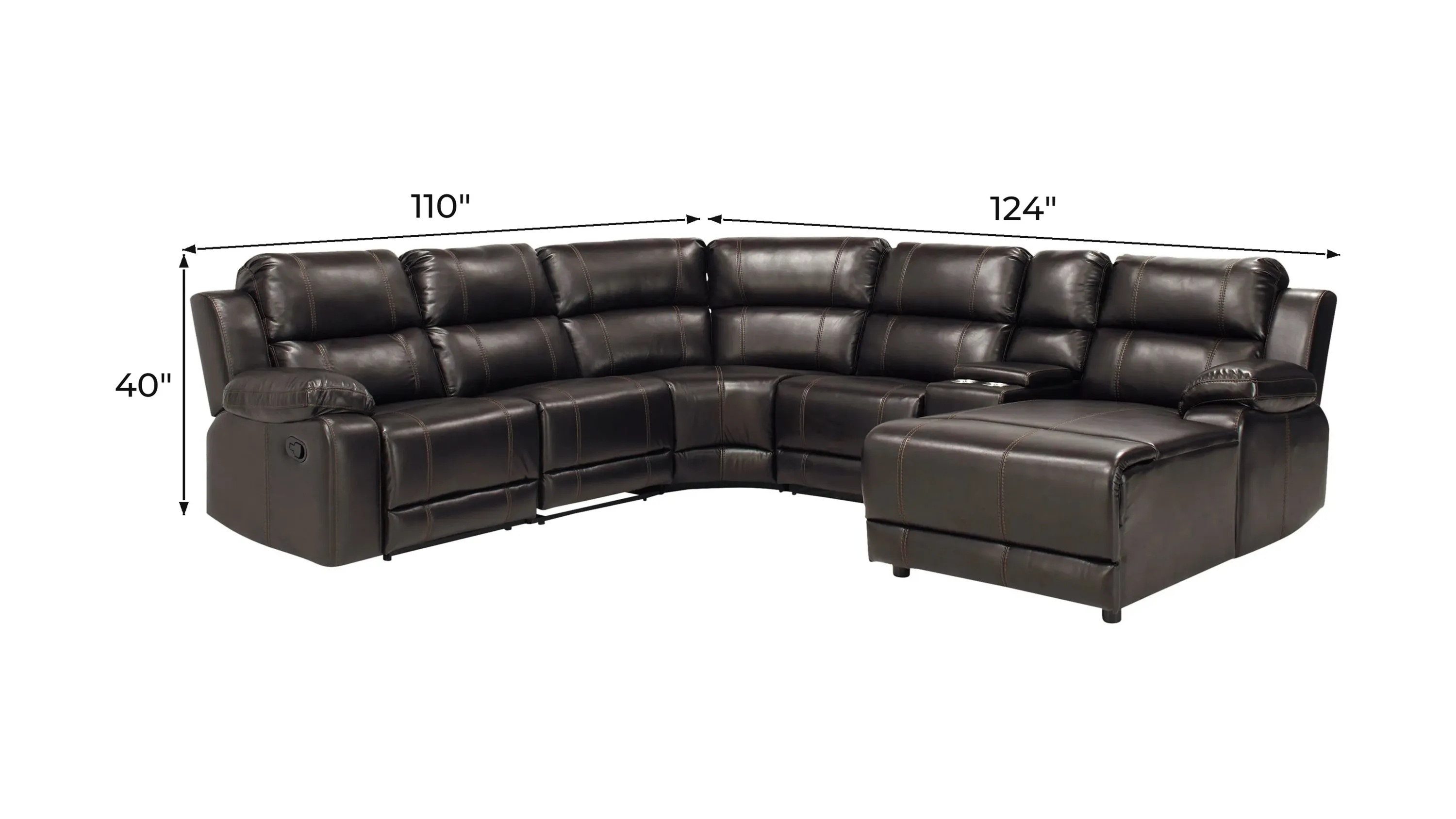 Kerridon 6-pc. Reclining Sectional | Raymour & Flanigan