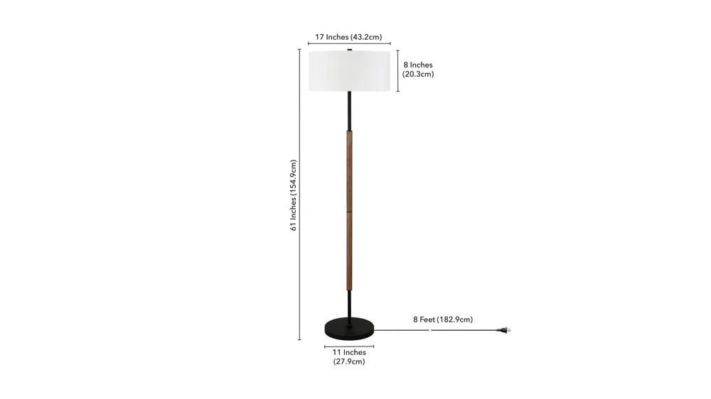 Cassius Floor Lamp Dimensions