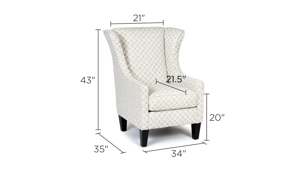 Jean Accent Chair Dimensions