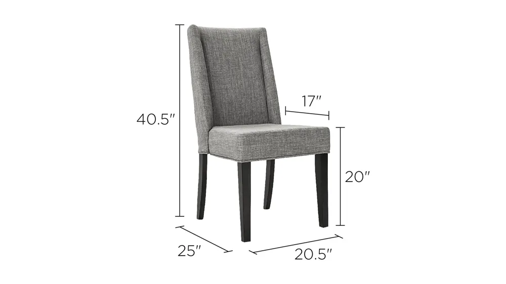 Logan Dining Chair Dimensions