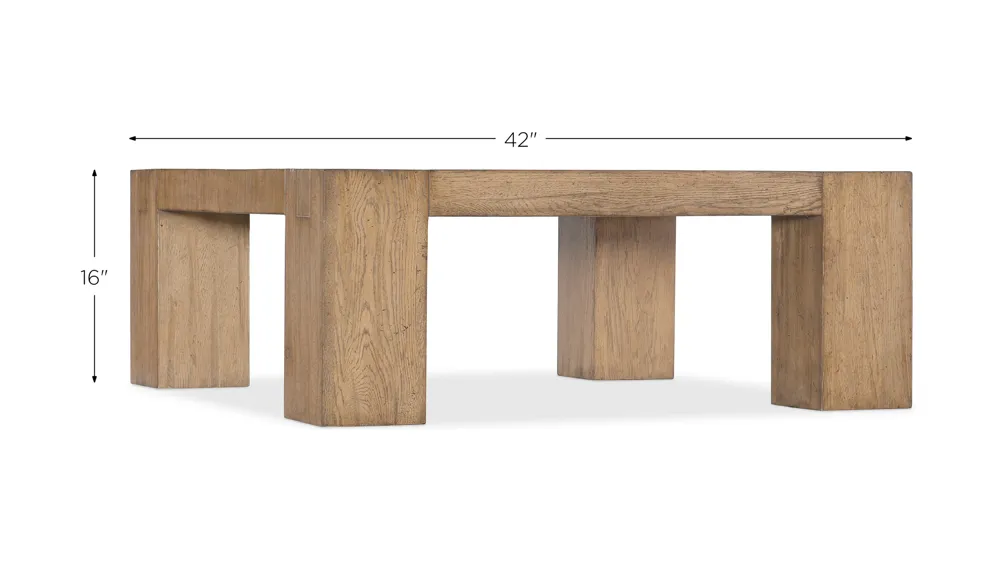 Commerce & Market Square Cocktail Table Dimensions