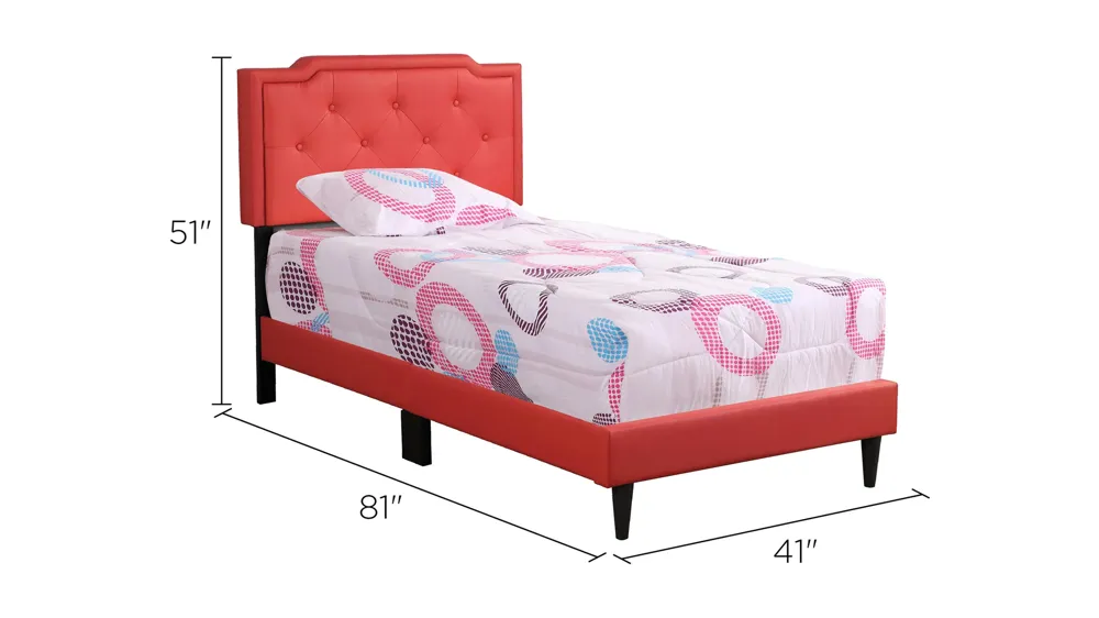 Deb Upholstered Bed Dimensions