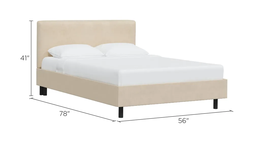 Valerie Platform Bed Dimensions