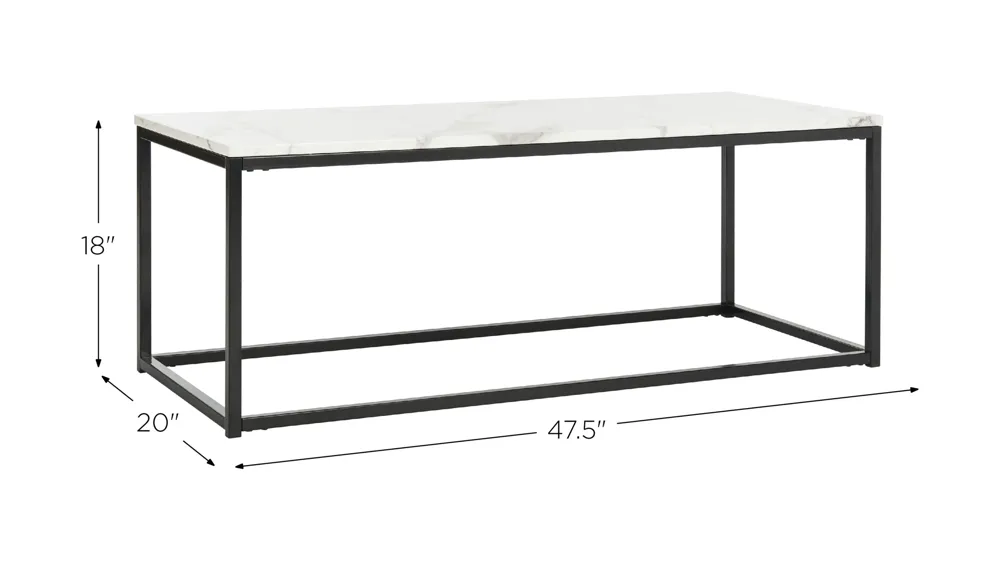 Aliza Coffee Table Dimensions