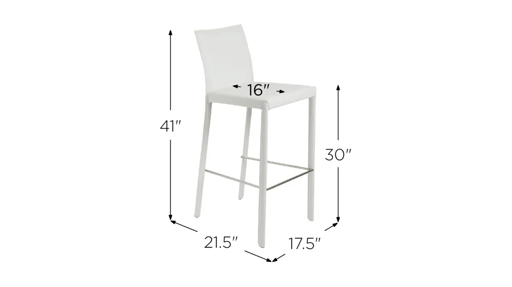 Hasina Bar Stool Dimensions
