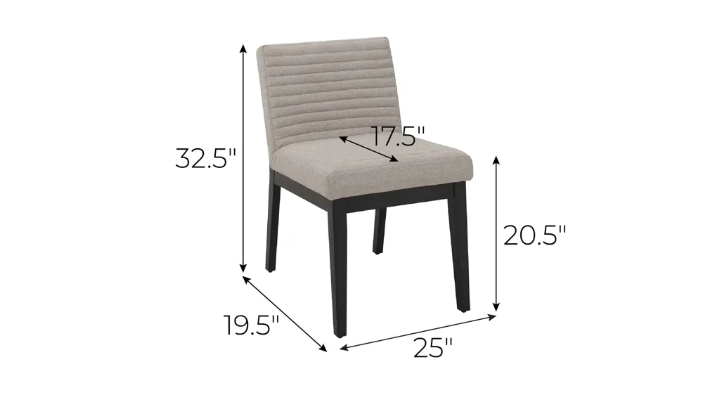 Modesto Dining Chair Dimensions