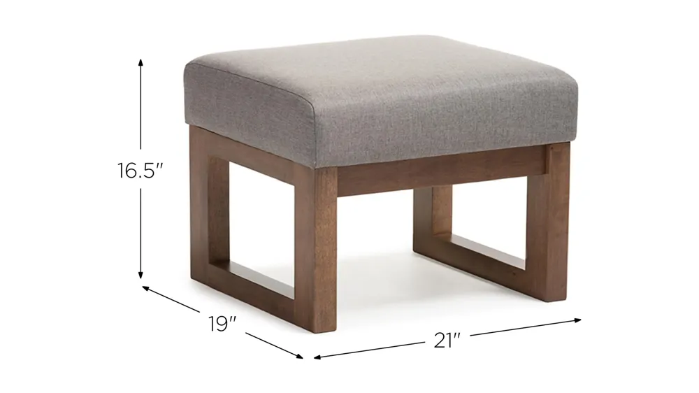Yashiya Ottoman Stool Dimensions