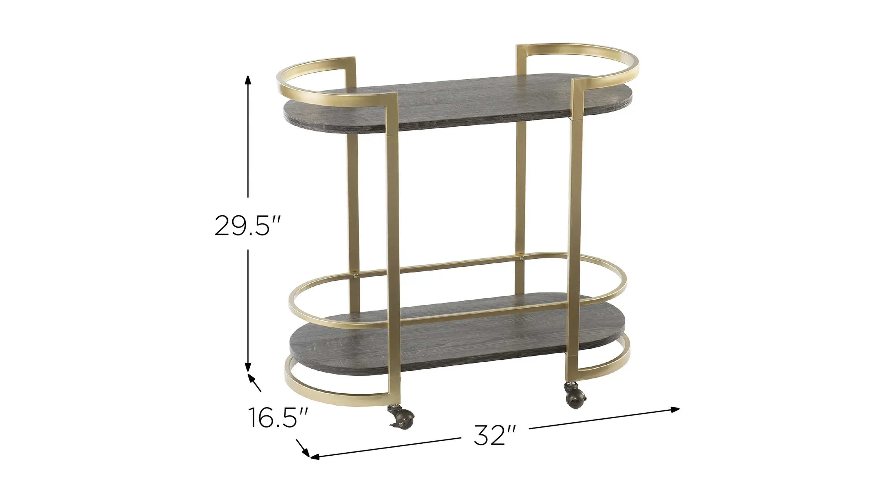 Augusta Bar Cart - Thumbnail 3