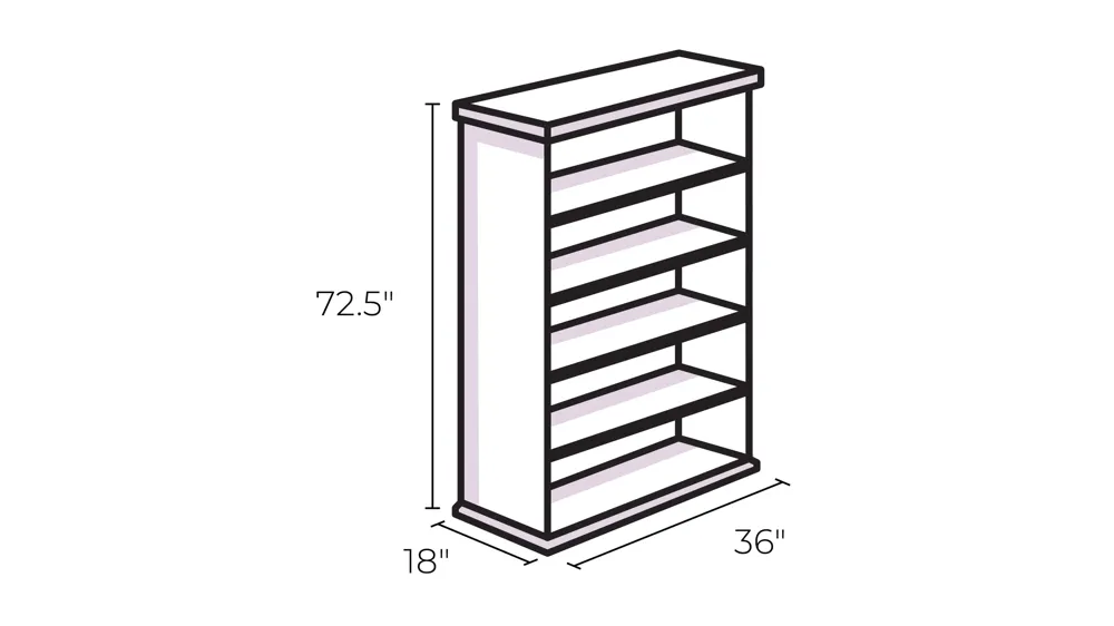 Bedford Park Open Shelving Dimensions