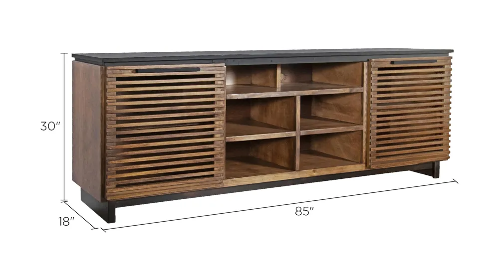 Reah 85" Console Dimensions