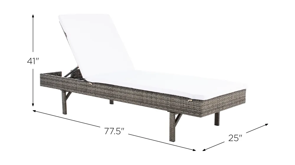 Zaid Sun Lounger Dimensions