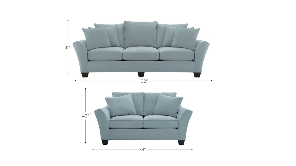 Briarwood Living Room Set Dimensions