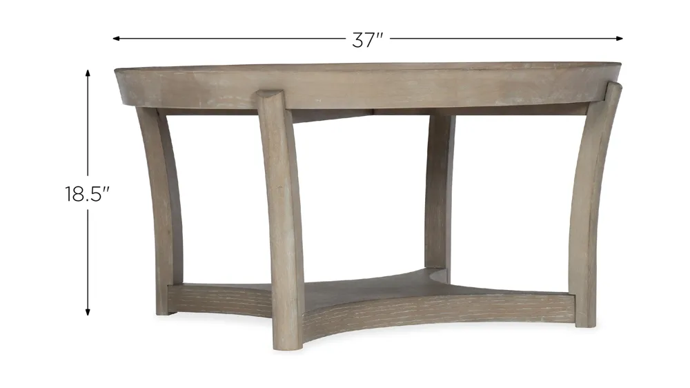 Affinity Round Cocktail Table Dimensions