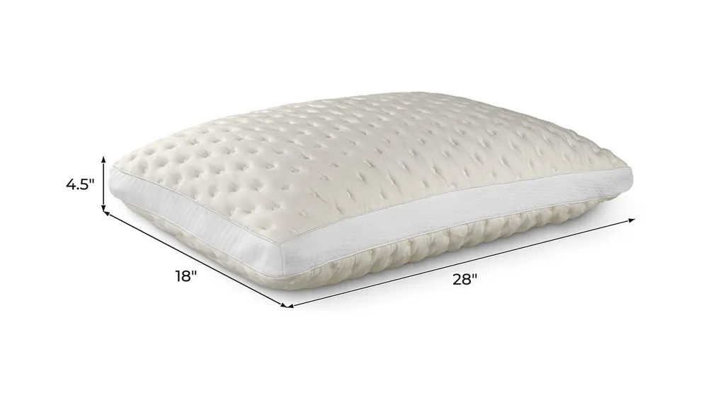 PureCare Bamboo Memory Foam Puff Pillow Dimensions