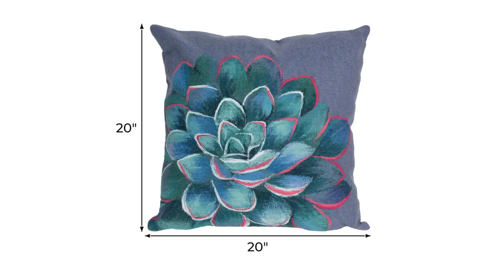 Liora Manne Visions III Succulent Pillow Dimensions