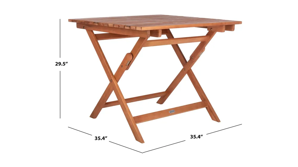 Sienna Outdoor Folding Table Dimensions