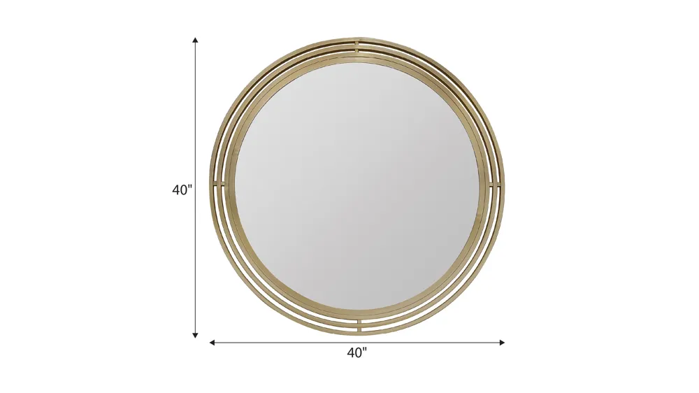 Banyon Bay Round Mirror Dimensions