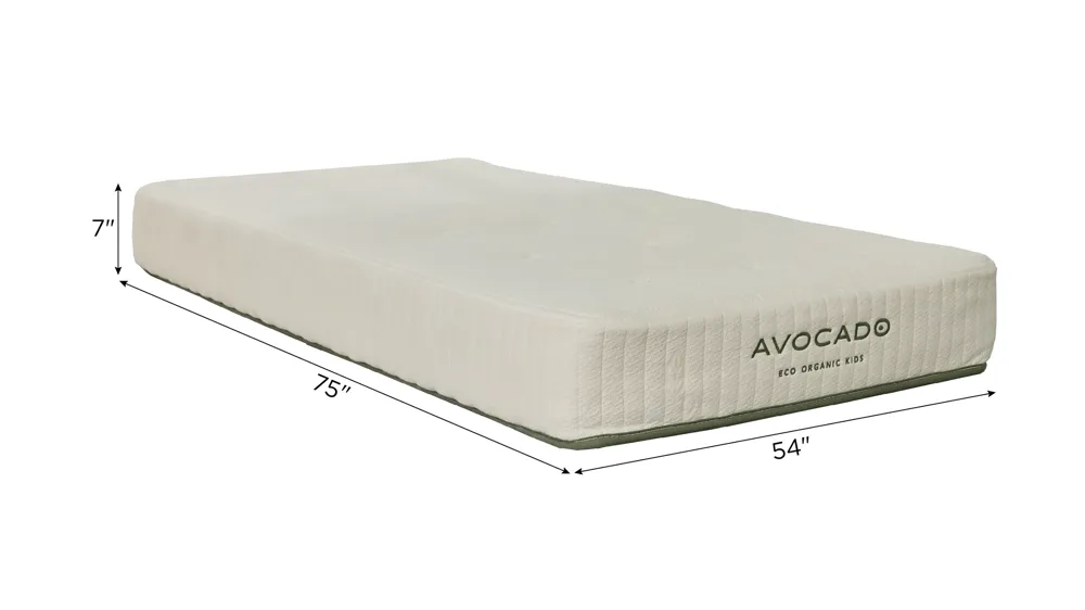 Avocado Eco Kids Mattress Standard Firm Dimensions
