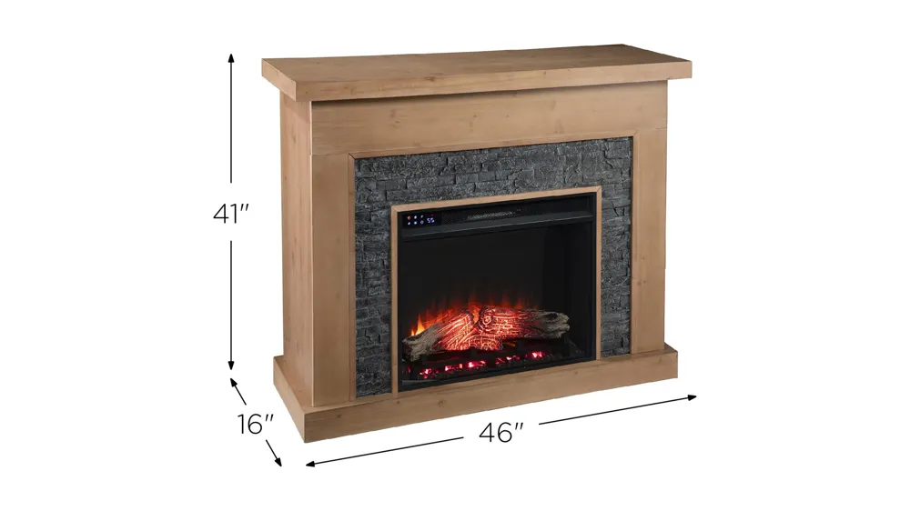 Barbe Electric Fireplace Dimensions