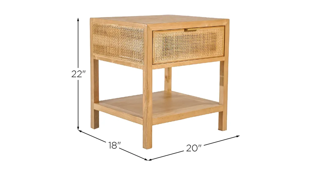 Rattan Side Table Dimensions