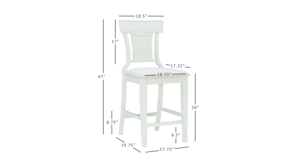 Rylan Barstool Dimensions
