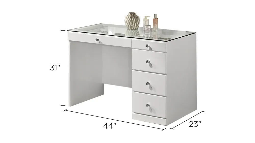 Diem Small Vanity Table Dimensions