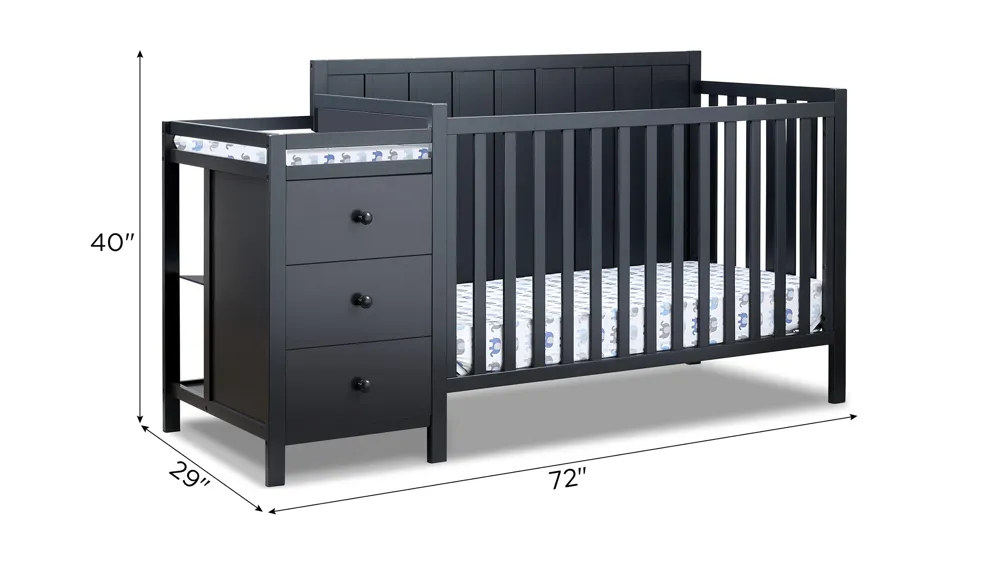 Essex Crib & Changer Dimensions