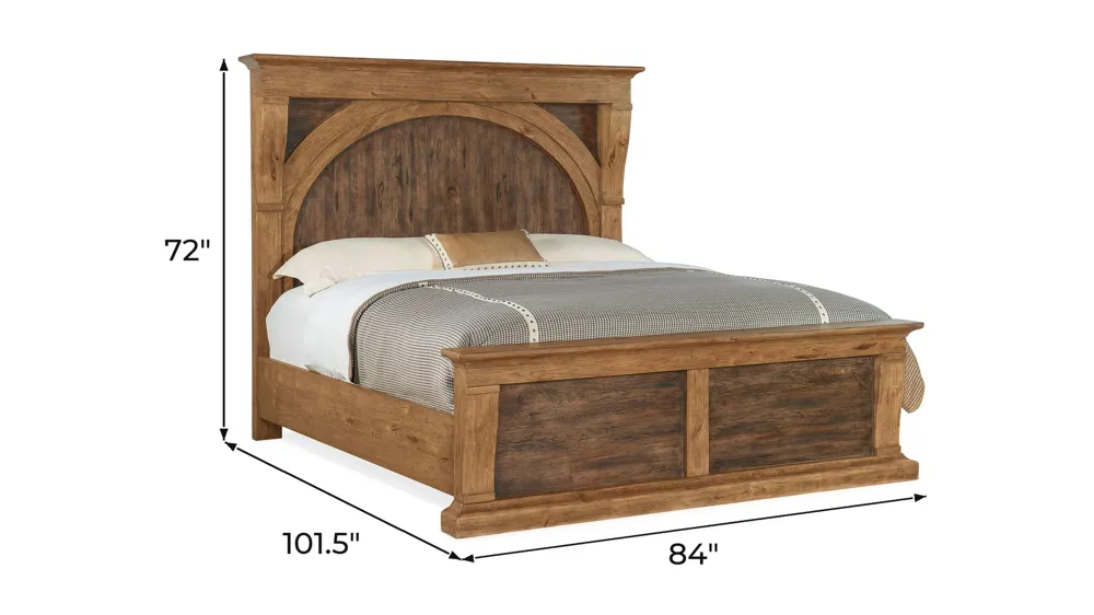 Big Sky California King Corbel Bed Dimensions