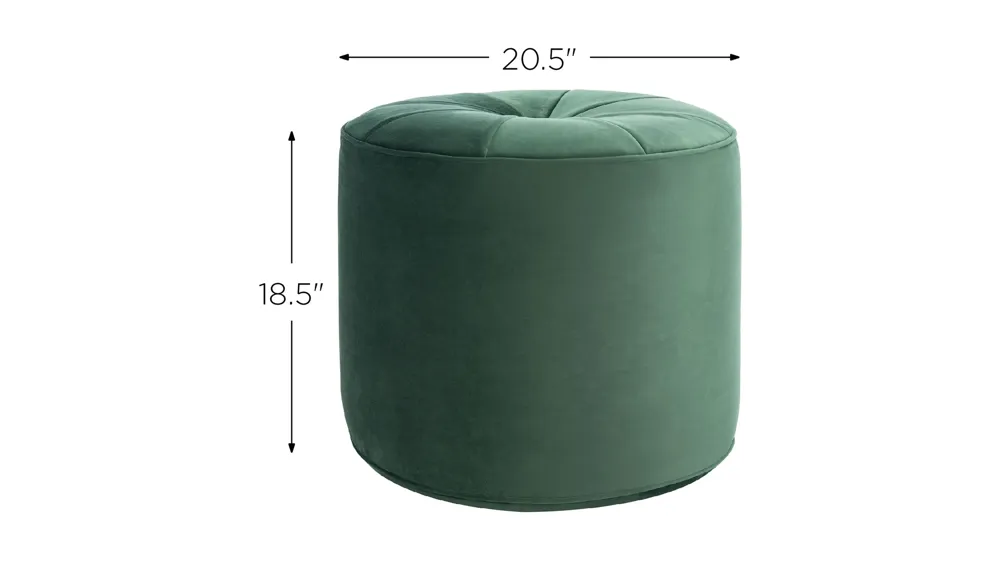 Harrison Cylinder Ottoman Dimensions
