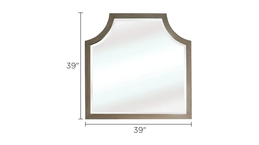 Vogue Bedroom Dresser Mirror Dimensions