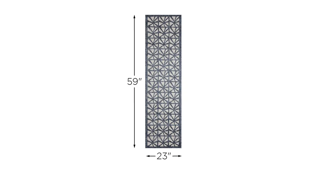 Carmel Tonga Tile Indoor/Outdoor Rug Dimensions