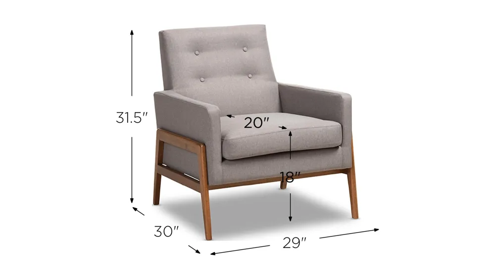 Perris Lounge Chair Dimensions